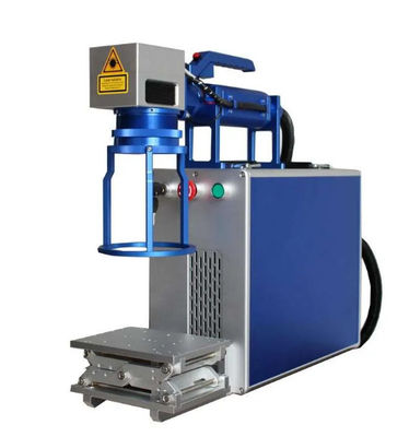 Kleine tragbare Faserlaserbeschriftungsmaschine 20 W Kompakter Lasergravierer für Metall