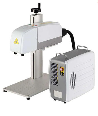 50W 3D-Faserlaser-Markierungsmaschine für gebogene Edelstahl-Metalloberflächen