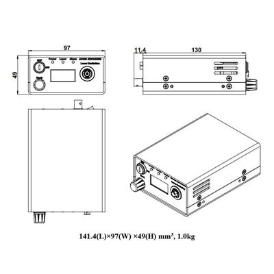 375 nm bis 980 nm Raman-Spektroskopielaser / Diodenlaser mit schmaler Linienbreite