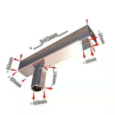 Wiederholbarkeit des Laserreinigungskopfes: 8 μ/Rad. Auflösung: 12 μ/Rad. Frequenz: ≤ 1200 Hz