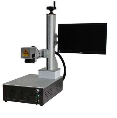Integrierte Laserbeschriftungsmaschine 20W / 50W Tragbarer Faserlaserbeschrifter für Metall